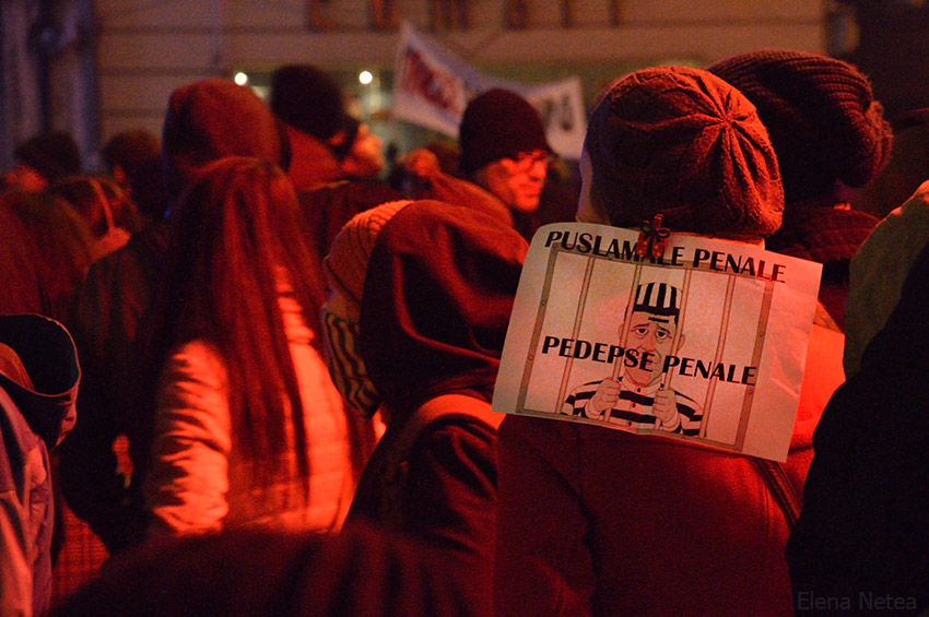 15 decembrie 2013. Protest